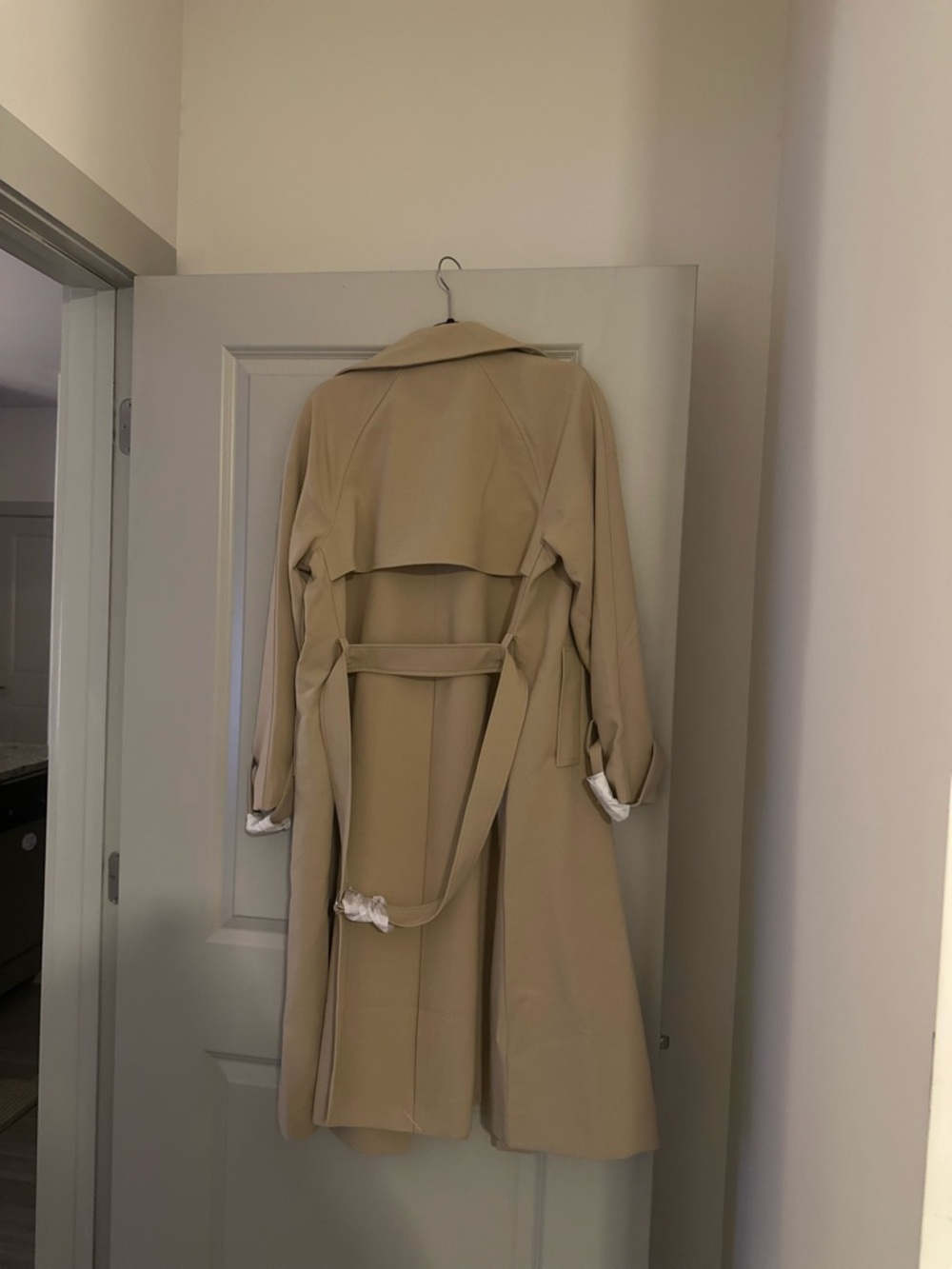 OAK + FORT Oversized Trench Coat - Picture 2 of 4